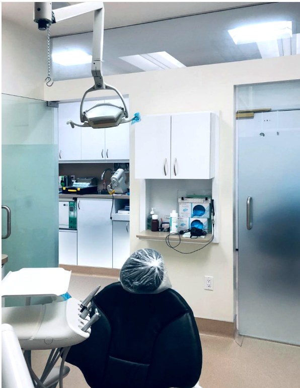 Modern treatment room at Cosmo Dental